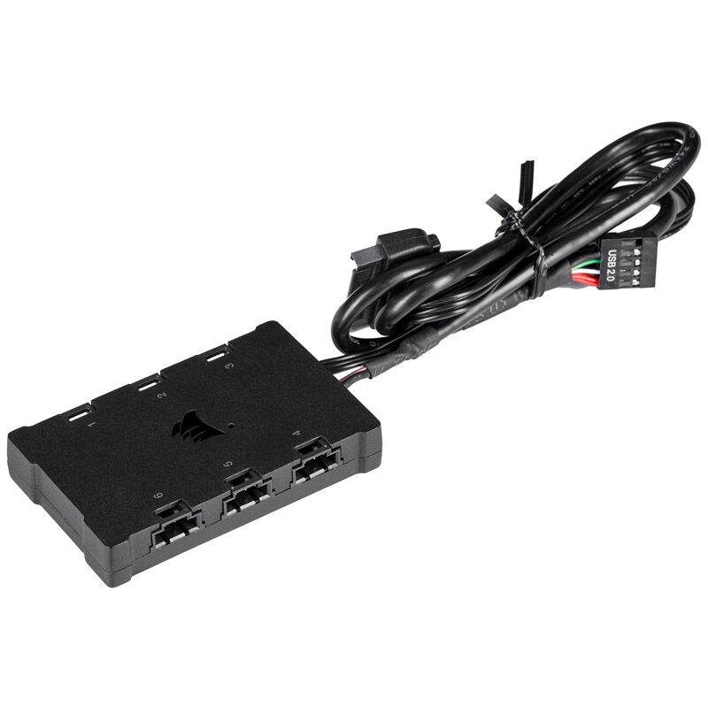 Corsair AF Elite RGB PWM vifte 2-pakning med kontroller - Corsair