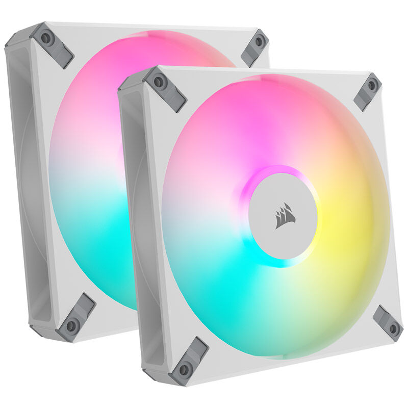 Corsair AF Elite RGB PWM vifte 2-pakning med kontroller - Corsair