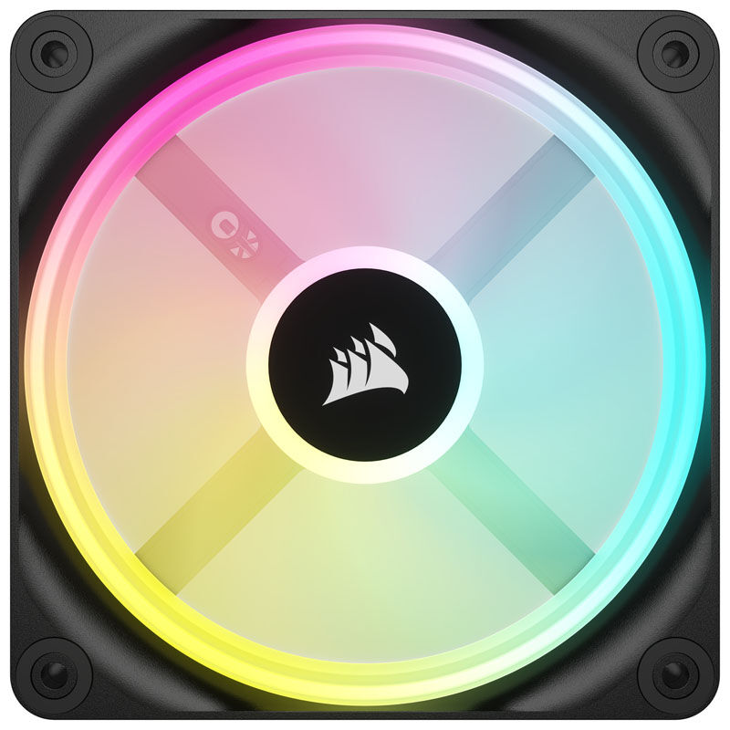 Corsair iCUE LINK QX120 RGB vifte 120 mm PWM svart - Corsair