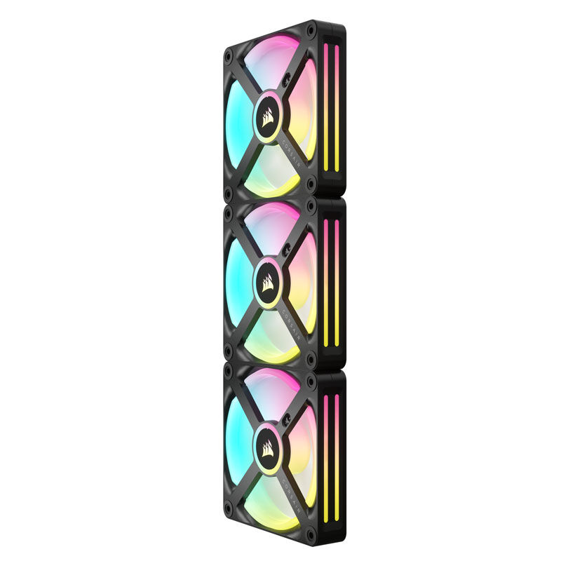 Corsair iCUE LINK QX120 RGB vifte 3-pakning m/kontroller - Corsair