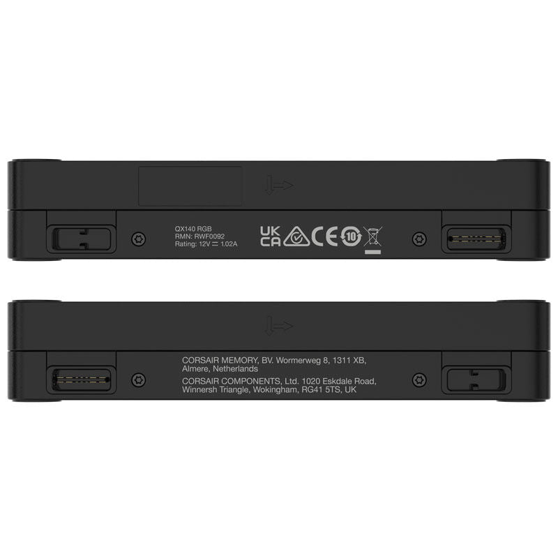 Corsair iCUE LINK QX140 RGB vifte 140 mm PWM svart - Corsair