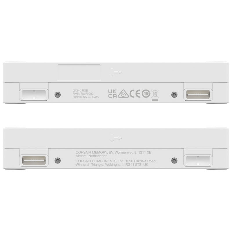 Corsair iCUE LINK QX140 RGB vifte 140 mm PWM svart - Corsair