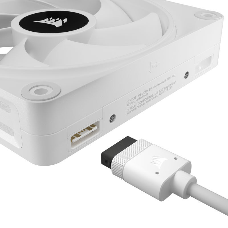 Corsair iCUE LINK QX140 RGB vifte 140 mm PWM 2-pakning svart - Corsair