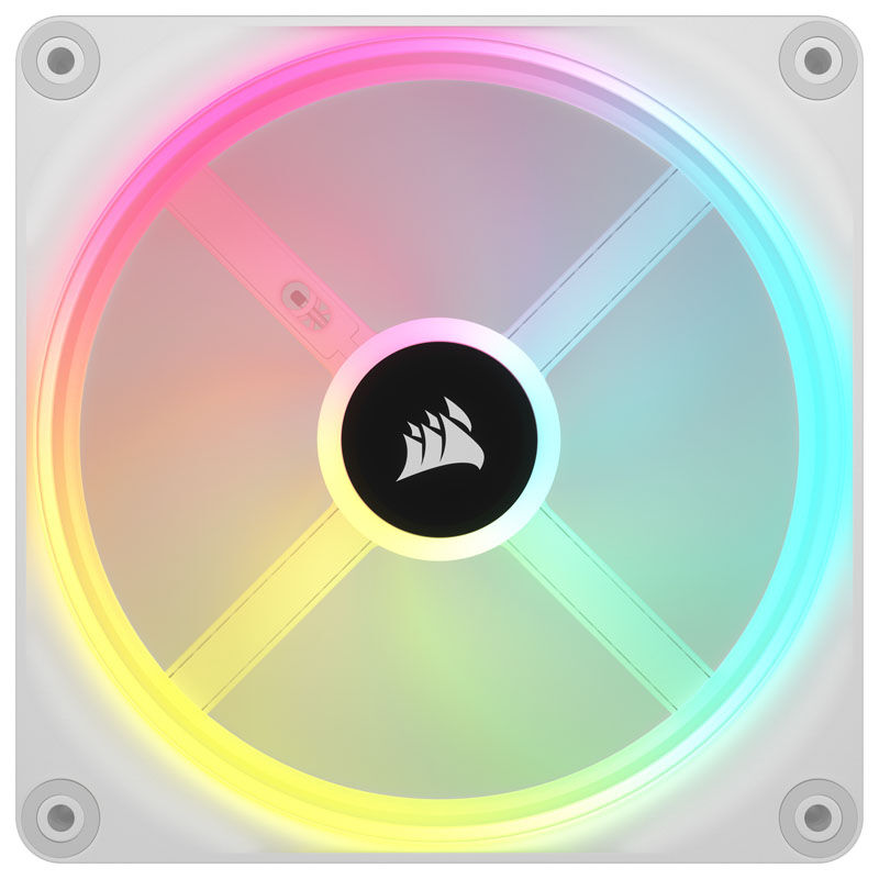 Corsair iCUE LINK QX140 RGB vifte 140 mm PWM 2-pakning svart - Corsair