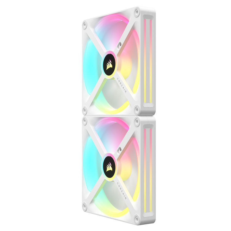 Corsair iCUE LINK QX140 RGB vifte 140 mm PWM 2-pakning svart - Corsair