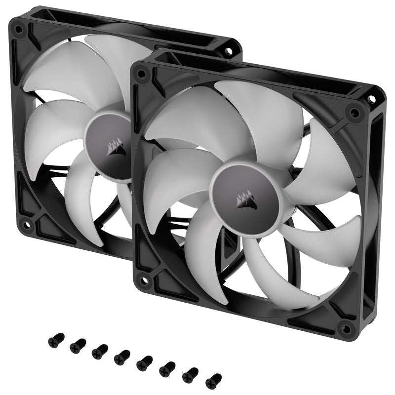 Corsair RS ARGB PWM vifte 3-pack 120 mm svart - Corsair