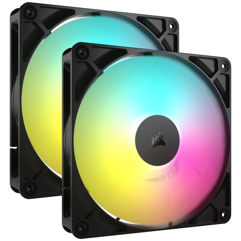 Corsair RS ARGB PWM vifte 3-pack 120 mm svart - Corsair