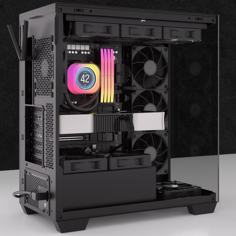 Corsair iCUE LINK RX120 MAX PWM vifte 120 mm 30 mm svart - Corsair