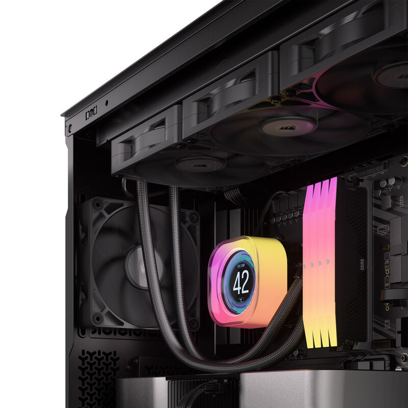 Corsair iCUE LINK RX120 MAX PWM vifte 120 mm 30 mm svart - Corsair
