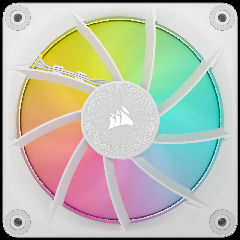 Corsair iCUE Link LX140 RGB PWM vifte 2-pack 140 mm svart - Corsair