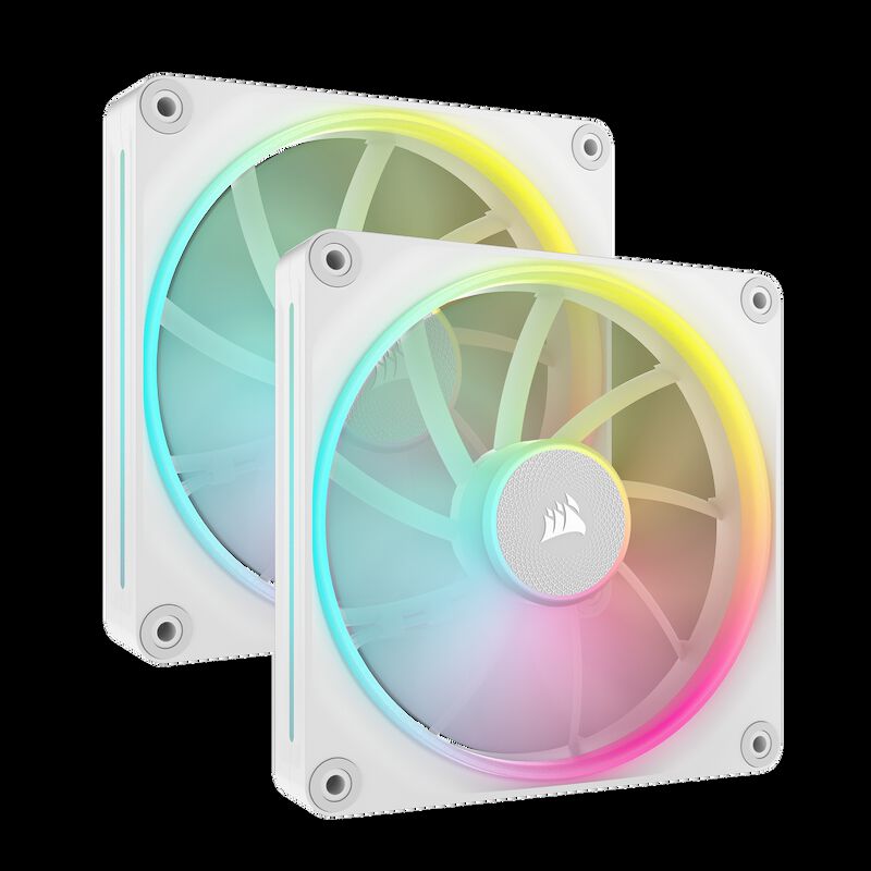 Corsair iCUE Link LX140 RGB PWM vifte 2-pack 140 mm svart - Corsair