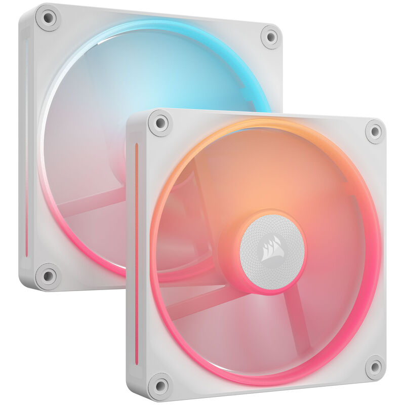 Corsair iCUE Link LX140-R RGB PWM vifte 2-pack 140 mm hvit - Corsair
