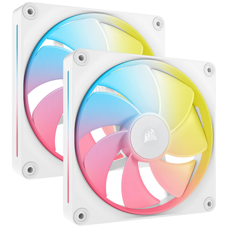 Corsair iCUE Link LX140-R RGB PWM vifte 2-pack 140 mm hvit - Corsair