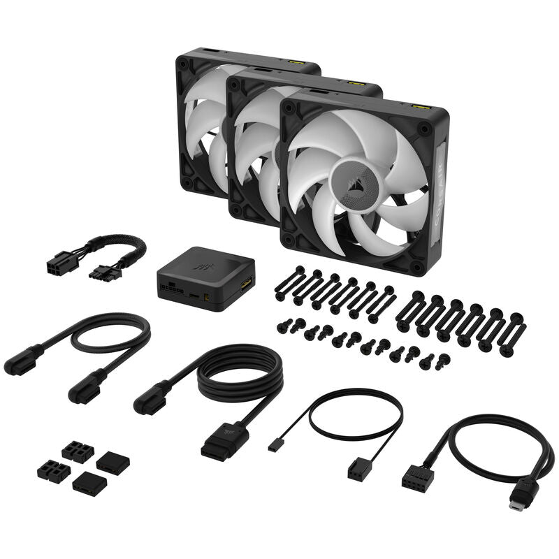 Corsair iCUE LINK RX120 MAX RGB PWM vifte 3-pack 120 mm - Corsair