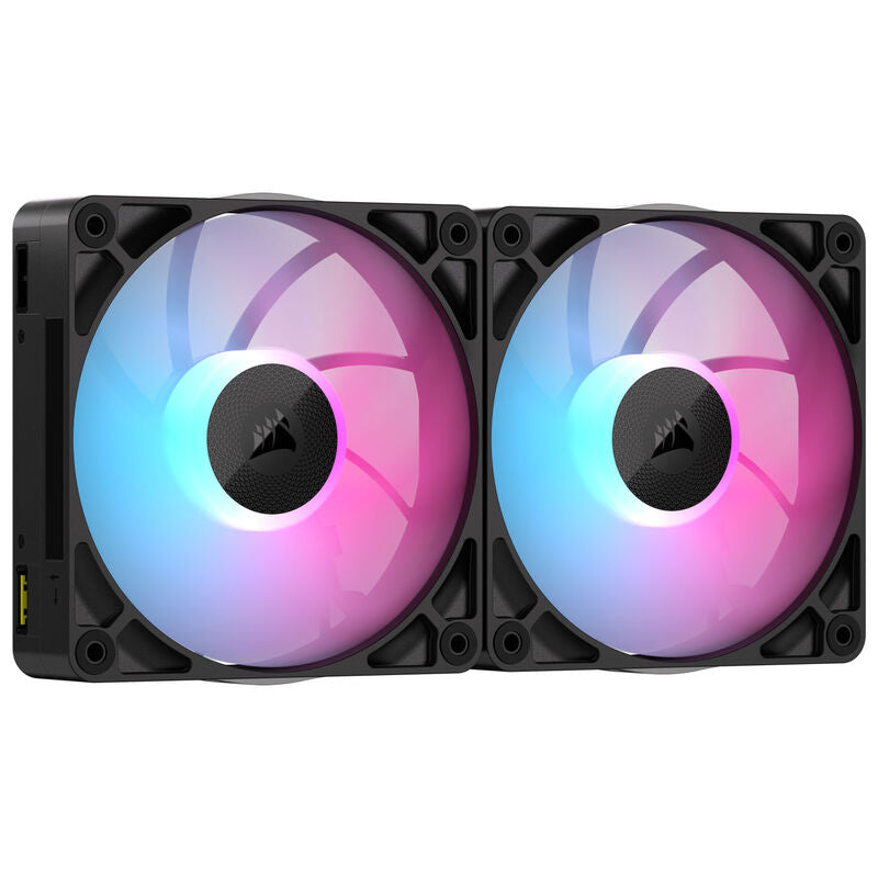 Corsair iCUE LINK RX140 MAX RGB PWM vifte 2-pack 140 mm hvit - Corsair