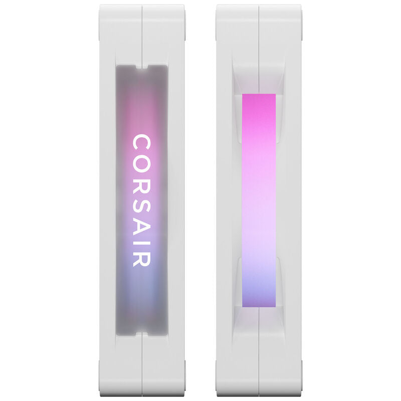Corsair iCUE LINK RX140 MAX RGB PWM vifte 2-pack 140 mm hvit - Corsair