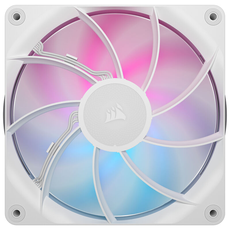 Corsair iCUE LINK RX140 MAX RGB PWM vifte 2-pack 140 mm hvit - Corsair