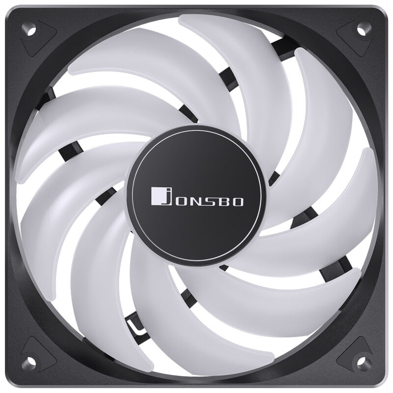 Jonsbo SL-120C RGB vifte 120 mm PWM hvit - Jonsbo