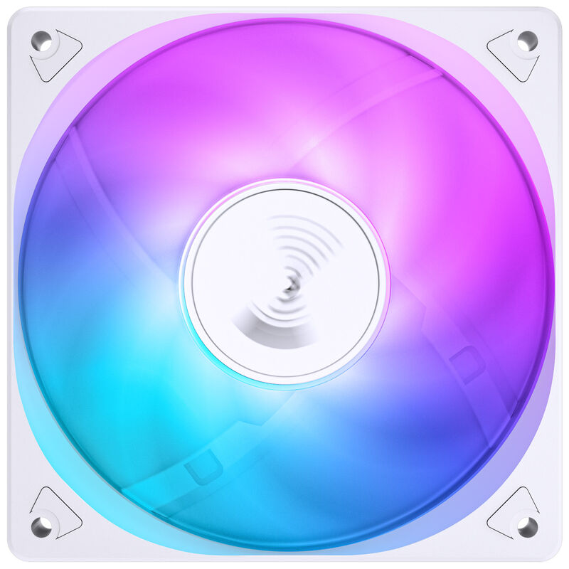 Jonsbo SL-120C RGB vifte 120 mm PWM hvit - Jonsbo