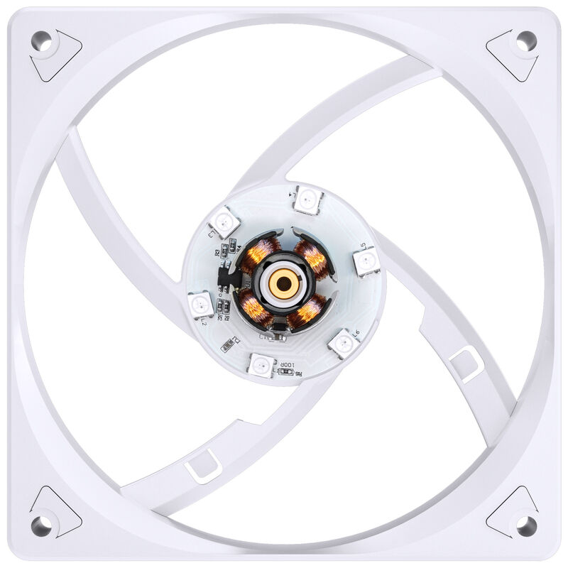Jonsbo SL-120C RGB vifte 120 mm PWM hvit - Jonsbo