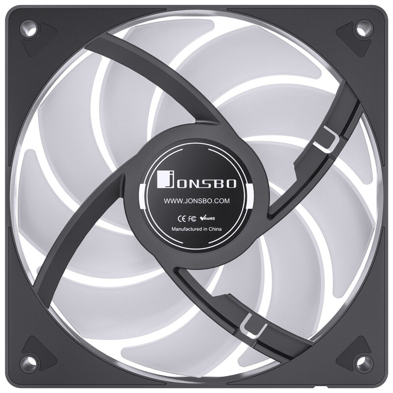 Jonsbo SL-120 PWM vifte ARGB 120 mm hvit - Jonsbo