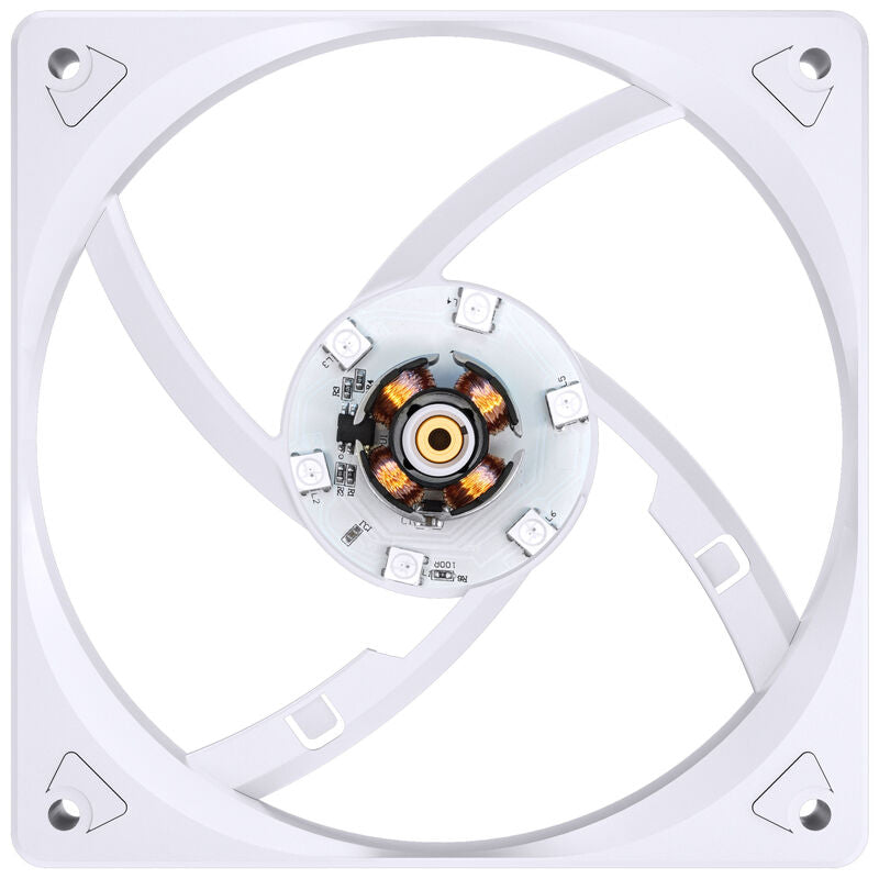 Jonsbo SL-120 Reverse Blade PWM vifte 120 mm ARGB hvit - Jonsbo