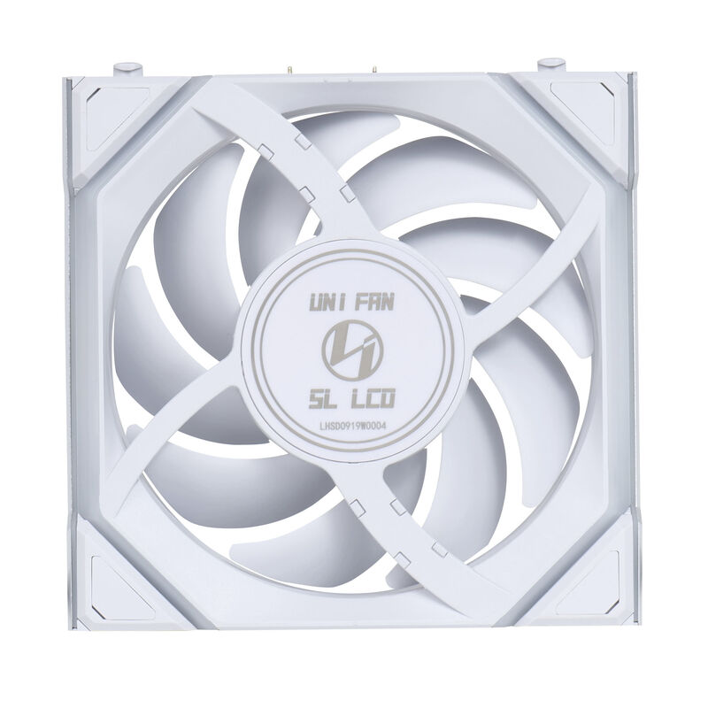 Lian Li UNI FAN SL Wireless LCD vifte 120 mm ARGB PWM hvit - Lian Li