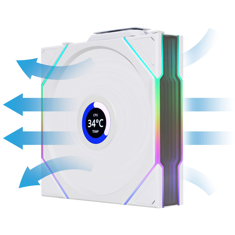 Lian Li UNI FAN TL Wireless LCD vifte 3-pack 120 mm ARGB - Lian Li