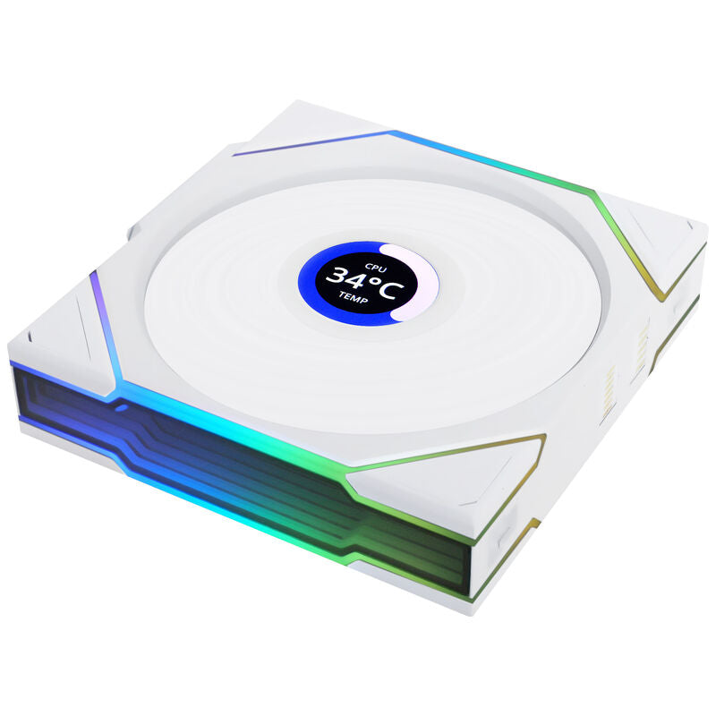 Lian Li UNI FAN TL Wireless LCD vifte 3-pack 120 mm ARGB - Lian Li