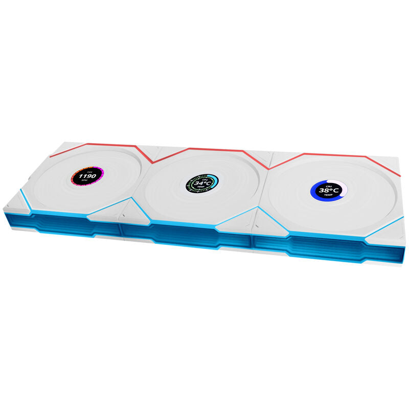 Lian Li UNI FAN TL Wireless LCD vifte 3-pack 120 mm ARGB - Lian Li