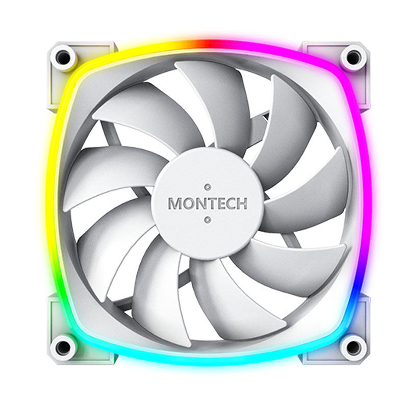Montech AX120 PWM ARGB vifte 120 mm svart 1600 RPM - Montech