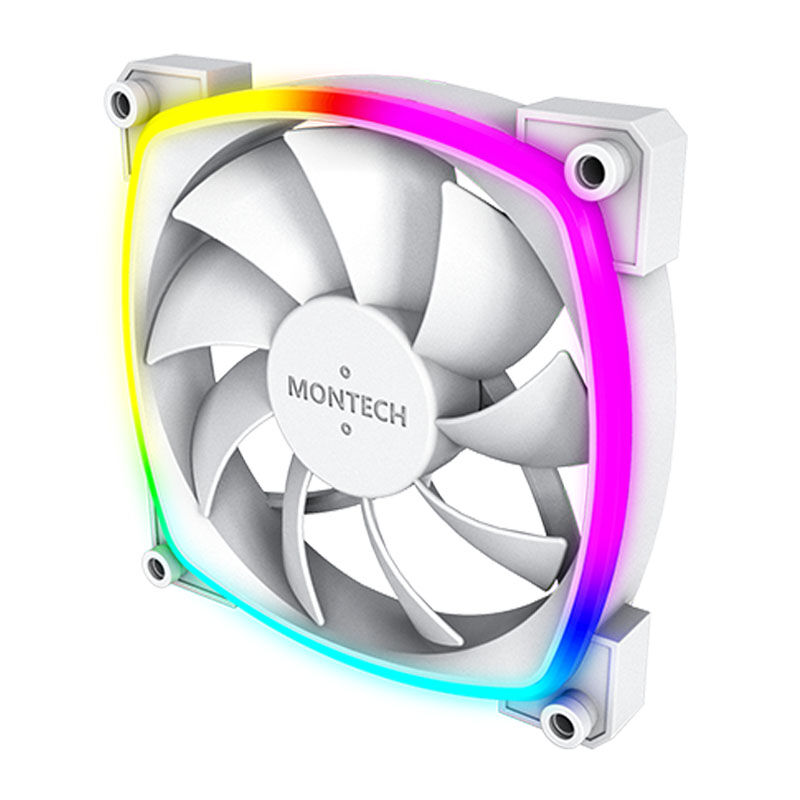 Montech AX120 PWM ARGB vifte 120 mm svart 1600 RPM - Montech