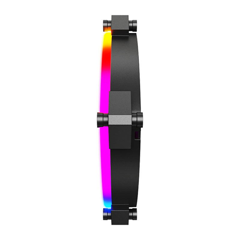 Montech RX120 PWM ARGB Reverse vifte 120 mm svart - Montech