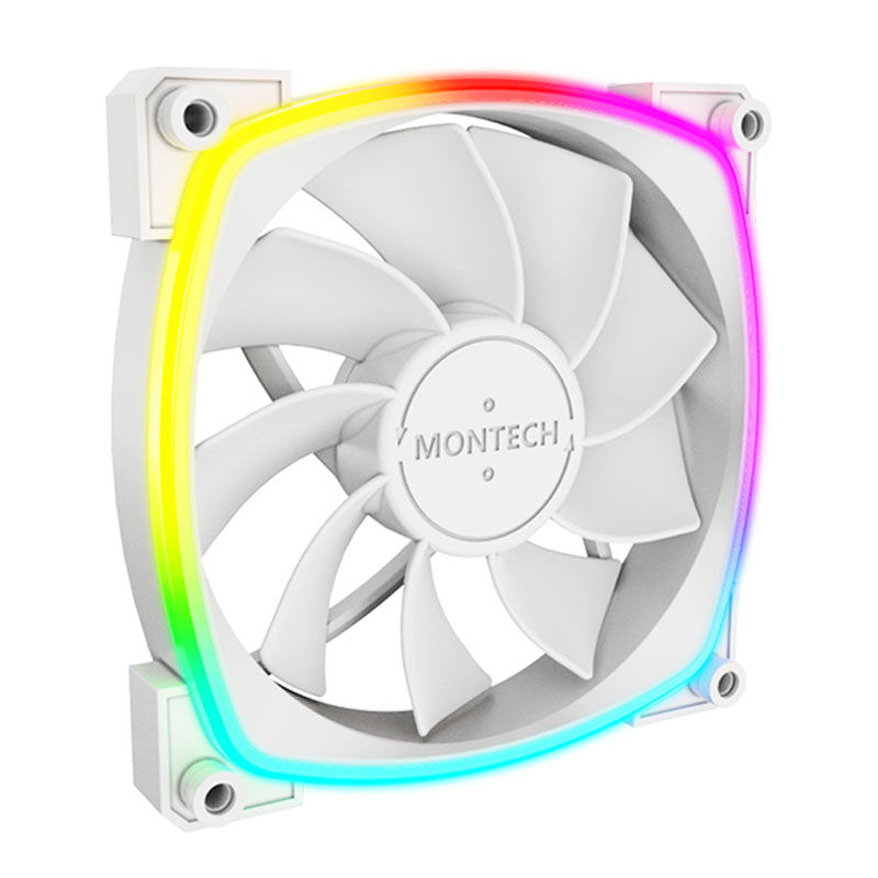 Montech RX120 PWM ARGB Reverse vifte 120 mm svart - Montech