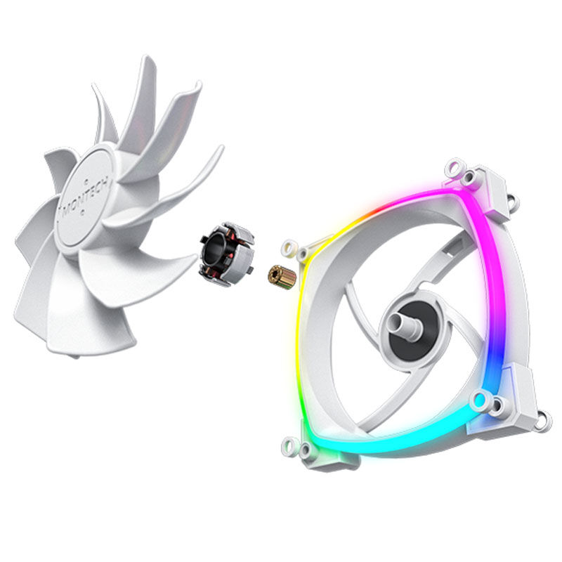 Montech RX120 PWM ARGB Reverse vifte 120 mm svart - Montech