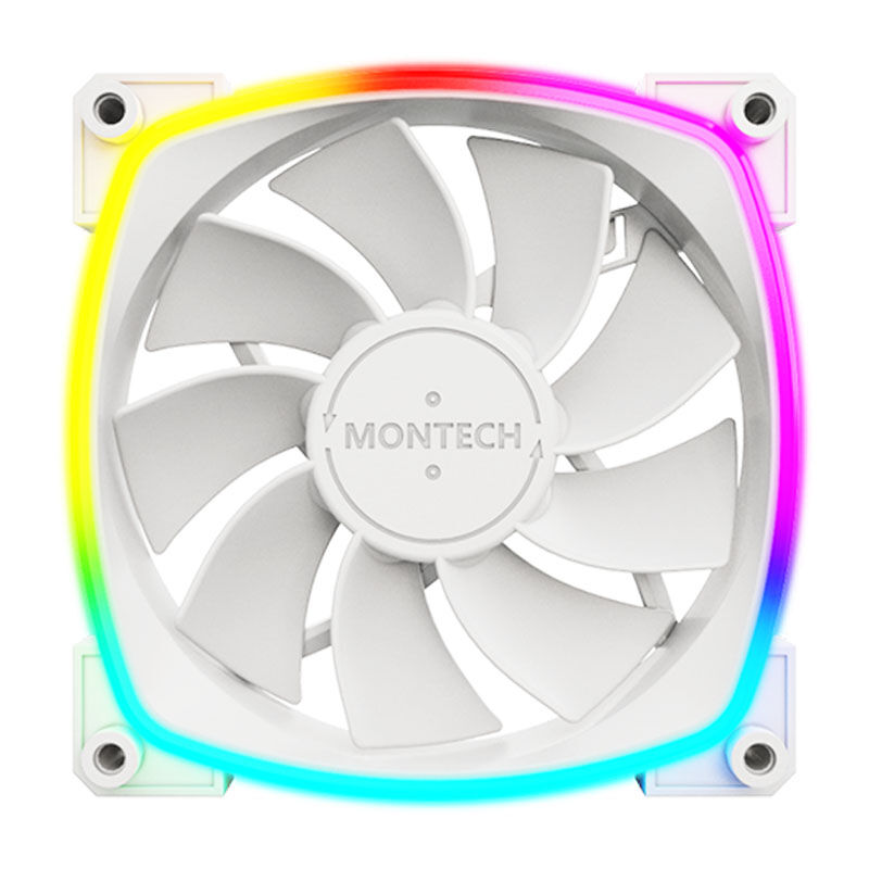 Montech RX120 PWM ARGB Reverse vifte 120 mm svart - Montech