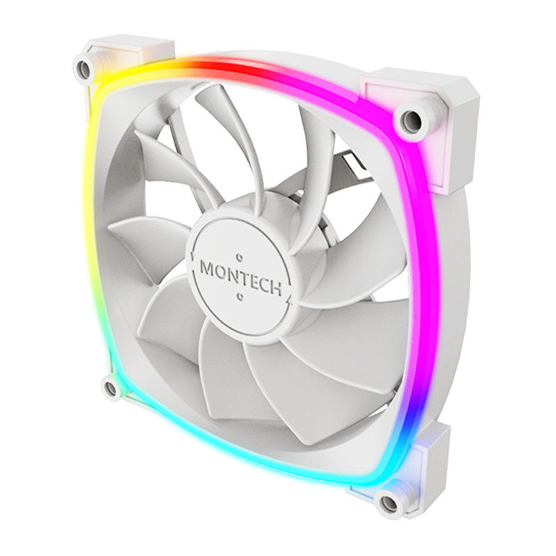 Montech RX120 PWM ARGB Reverse vifte 120 mm svart - Montech