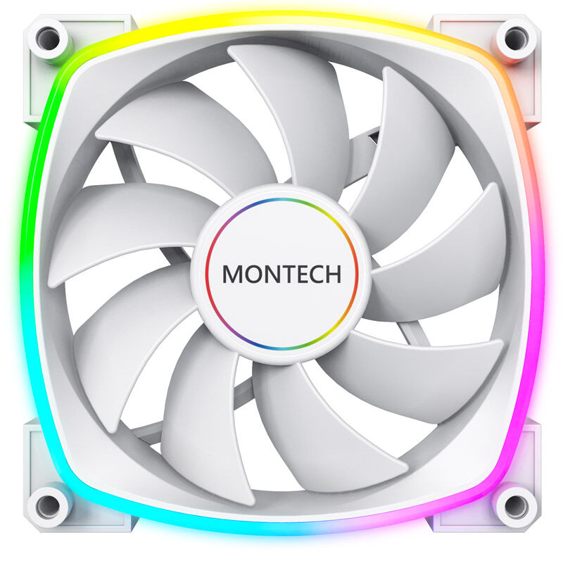 Montech AX140 PWM ARGB vifte 140 mm svart 1600 RPM - Montech