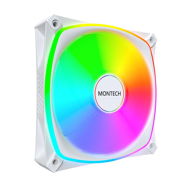 Montech AX120 PRO PWM ARGB vifte 3-pakk 120 mm svart - Montech