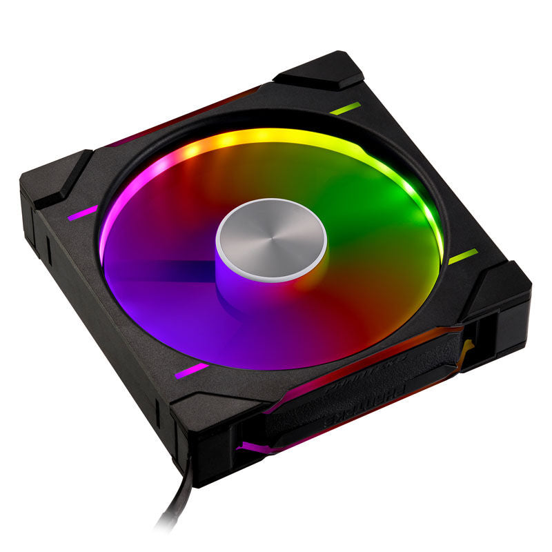 PHANTEKS D30 Regular Airflow D-RGB vifte 140 mm PWM svart - PHANTEKS