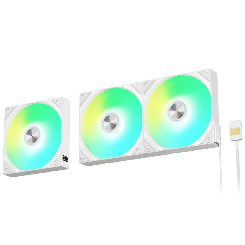 TRYX ROTA SL ARGB vifte 3-pakk 120 mm hvit - TRYX