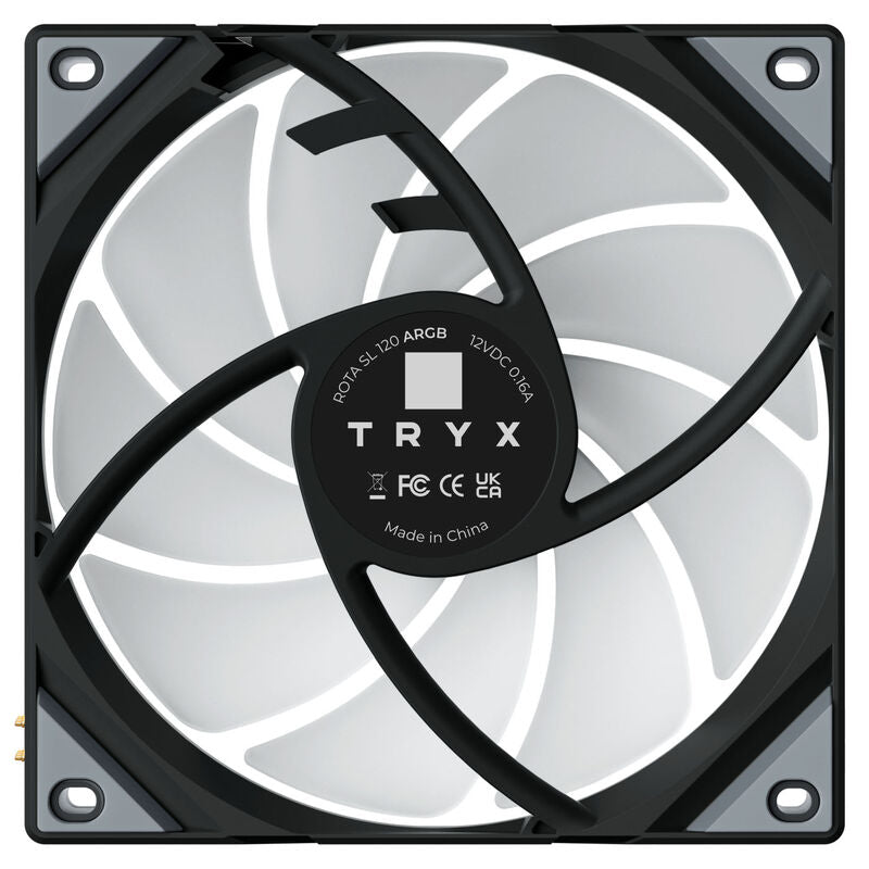 TRYX ROTA SL ARGB vifte 3-pakk 120 mm hvit - TRYX