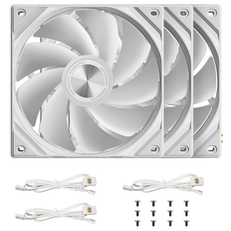 TRYX ROTA SL ARGB Reverse vifte 3-pakk 120 mm PWM svart - TRYX