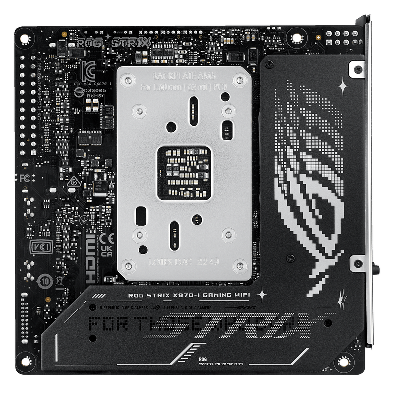 ASUS ROG Strix X870-I Gaming WiFi hovedkort AM5 Mini-ITX DDR5 - ASUS