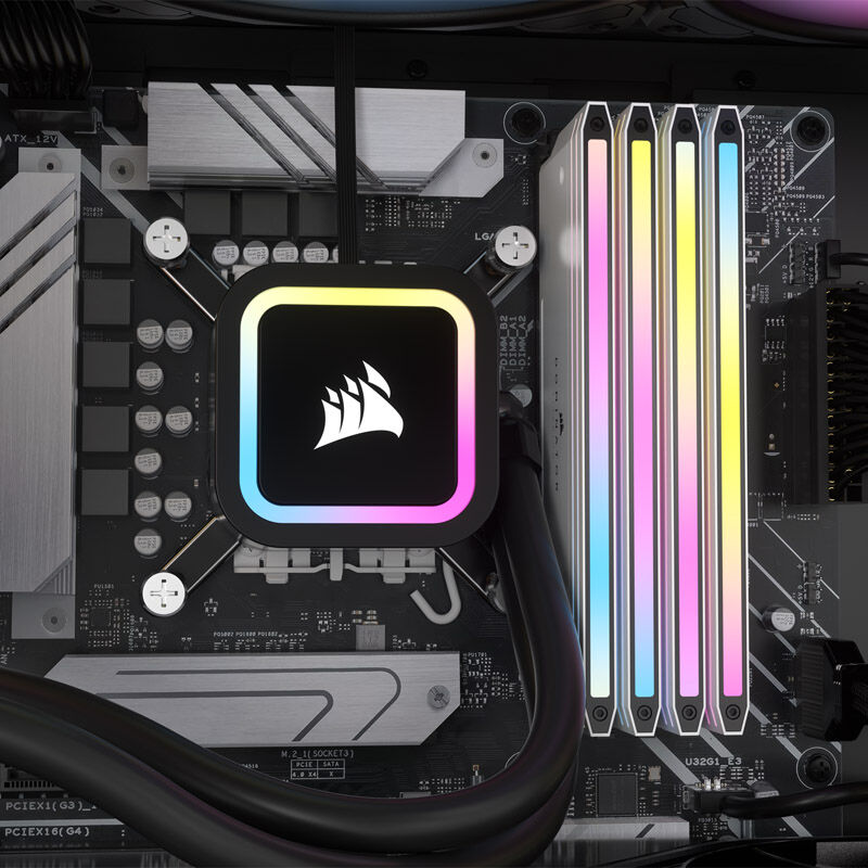 Corsair Dominator Titanium DDR5-6000 CL30 RAM 32 GB RGB hvit - Corsair