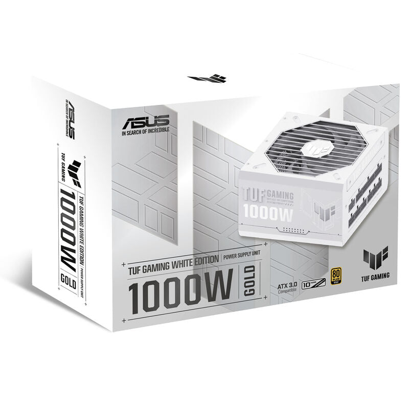 ASUS TUF Gaming 1000W Gold White Edition strømforsyning ATX 3.0 - ASUS