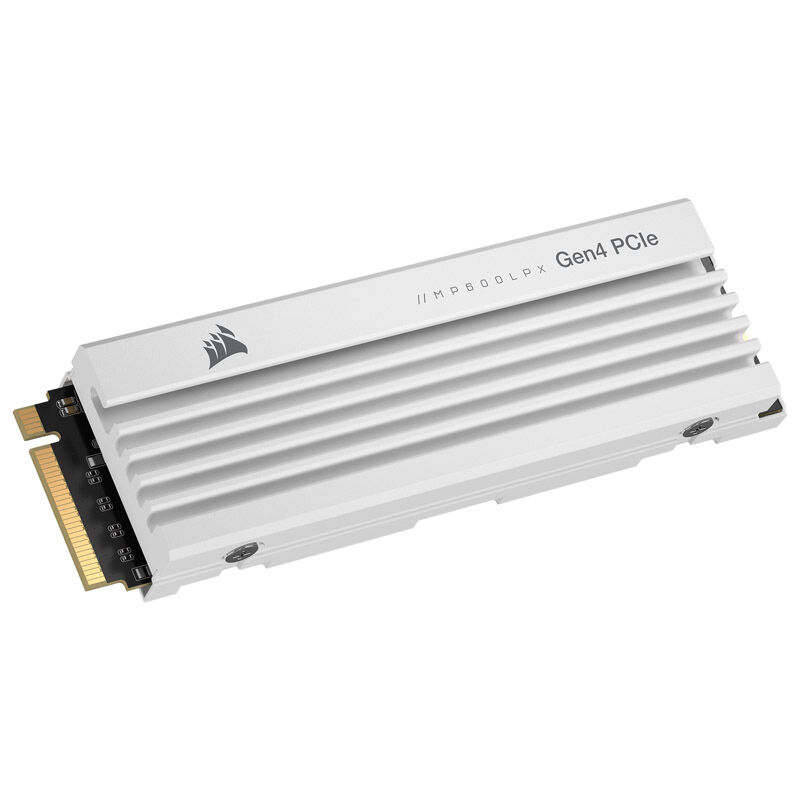Corsair MP600 Pro LPX NVMe SSD 1 TB PCIe 4.0 M.2 hvit - Corsair