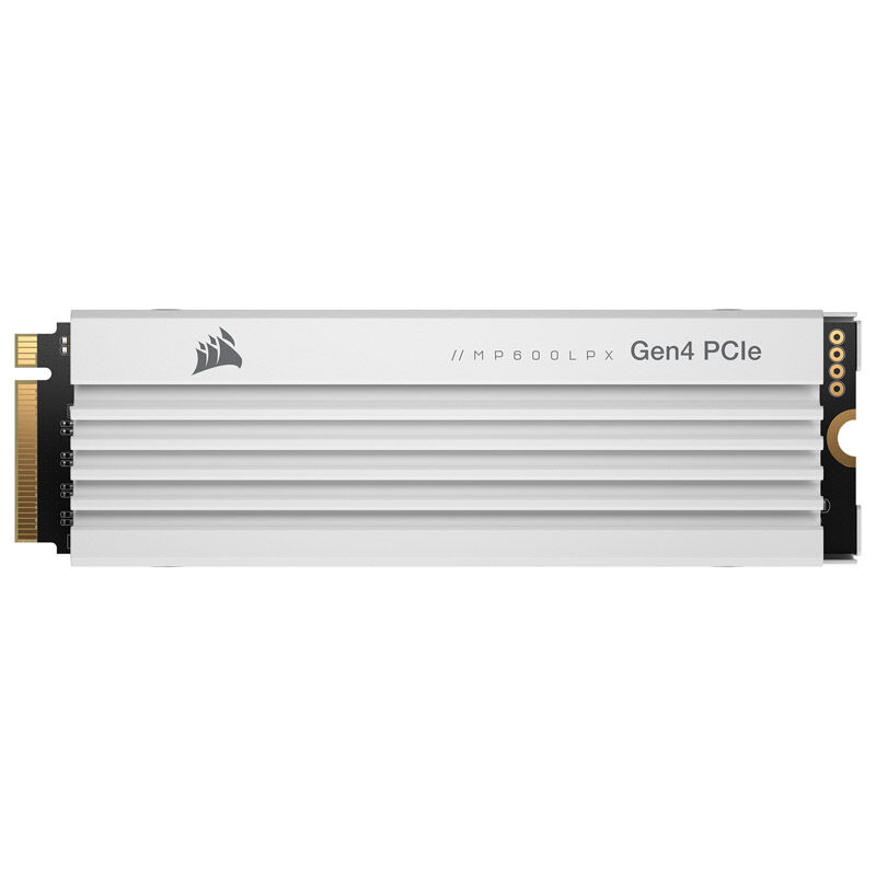 Corsair MP600 Pro LPX NVMe SSD 1 TB PCIe 4.0 M.2 hvit - Corsair