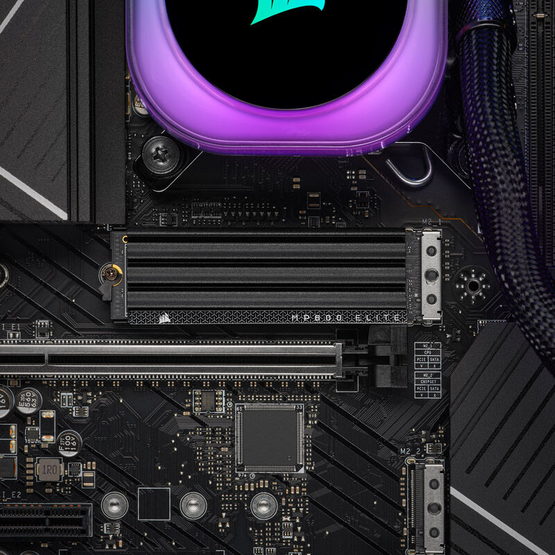 Corsair MP600 Elite NVMe SSD PCIe 4.0 M.2 1 TB med kjøleribbe - Corsair