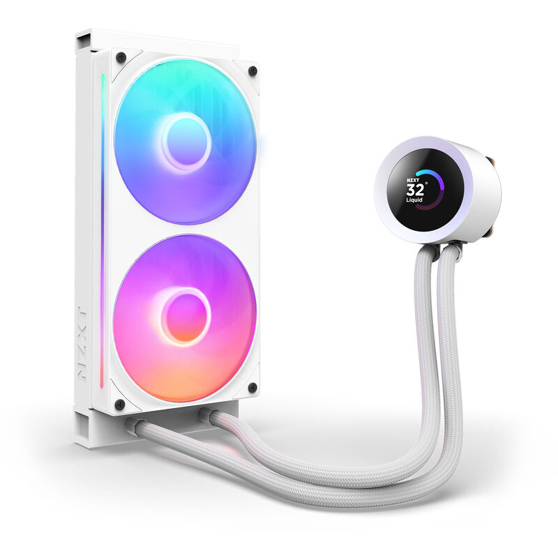 NZXT Kraken Plus 240 RGB AIO vannkjøling 240 mm LCD svart - NZXT